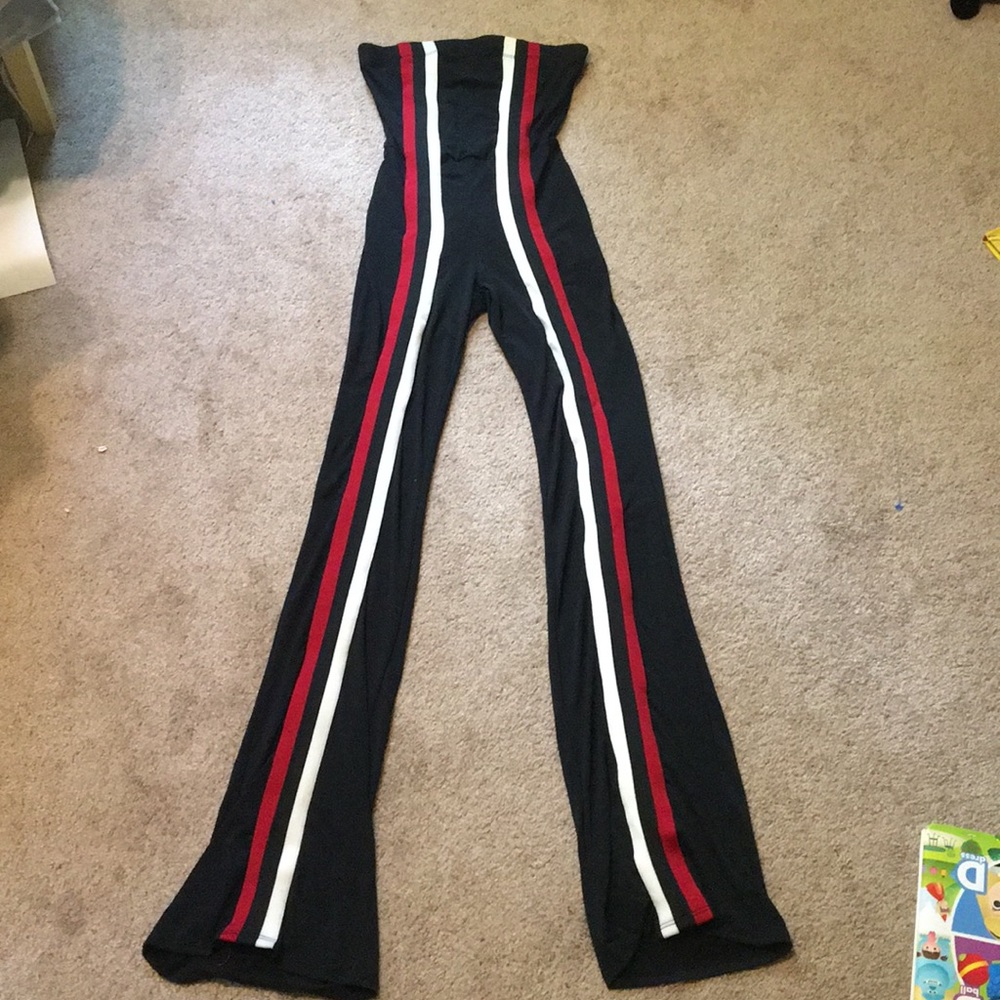 Strapless fashion nova jumpsuit